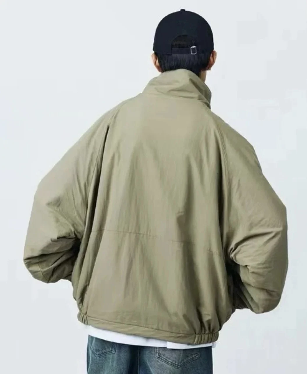 Double-sided wear! FREAKS STORE nylon stitched fleece jacket