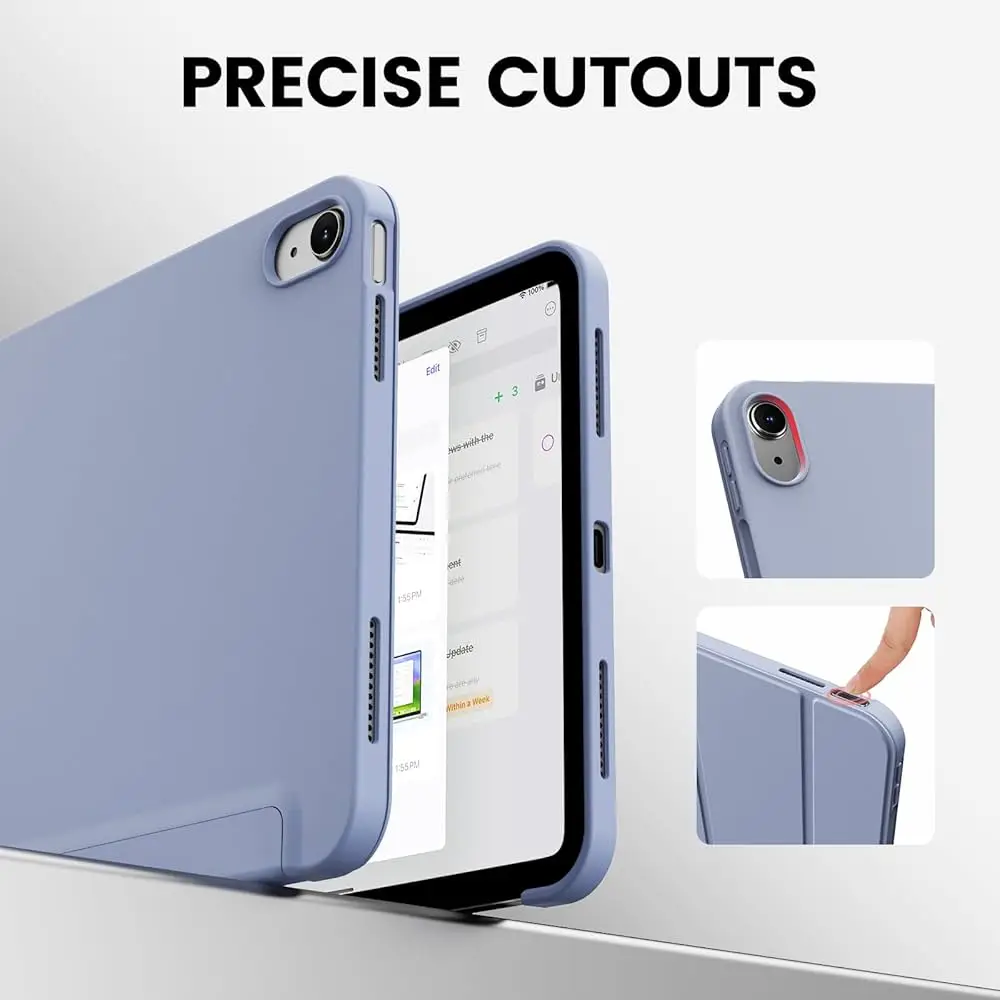 case for Xiaomi Pad 5 6 7 8 Pro, Trifold Stand Smart Cover for Redmi Pad SE 8.7 Redmi Pad 2 Pro 12.1 with Soft TPU Back - view 2