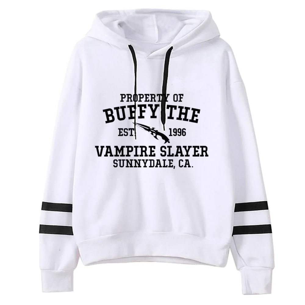 Buffy hoodie patterned comic casual wear printed design manga Y2K teen tracksuits trendy patterned designer Japanese