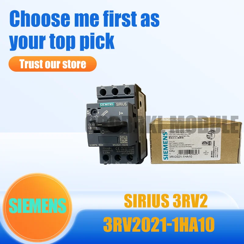 

New Original SIEMENS 3RV2021-1HA10 Motor Protection Circuit Breaker 5.5-8A
