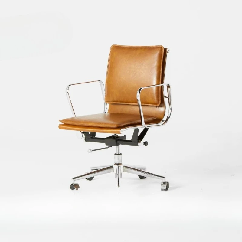 

Medieval high-end office chair, leather boss chair