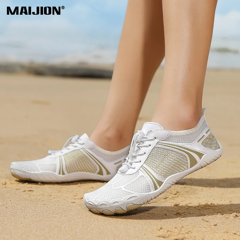 Men's Light Aqua Shoes Quick Dry Wading Sneakers Women Non-slip Water Sports Shoes Light Breathable for Surfing Beach Walking
