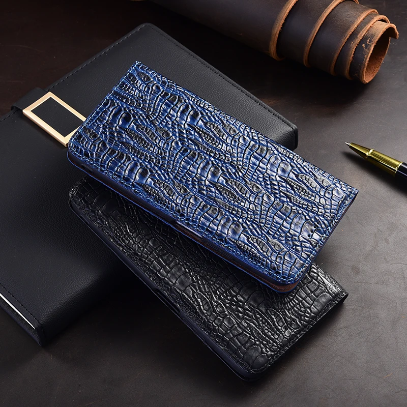 

Crocodile Claw Pattern Flip Cover For OnePlus Ace 2 2V 3 3V 5 6 Pro Ultra Racing Genuine Leather Phone Case