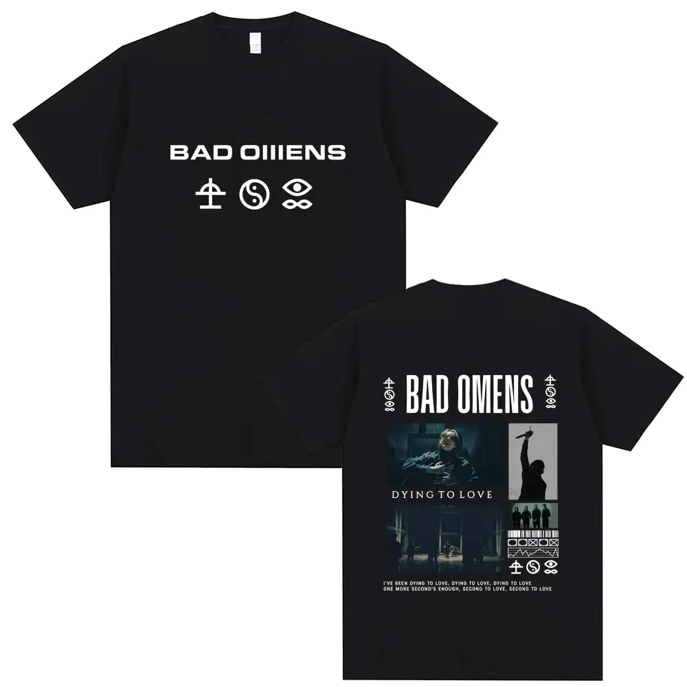 

Bad Omens Do You Feel Love Tour 2026 Merch T-shirt Men Women Clothing Retro Rock Gothic Metal T Shirts Male Fashion Casual Tees