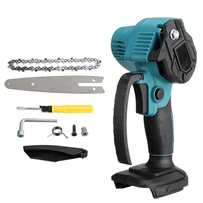 ABRW-4Inch Brushless Chainsaw  Cordless Electric Chain Saw Handheld Pruning Shears Garden Cutting Toos  For  18V Battery