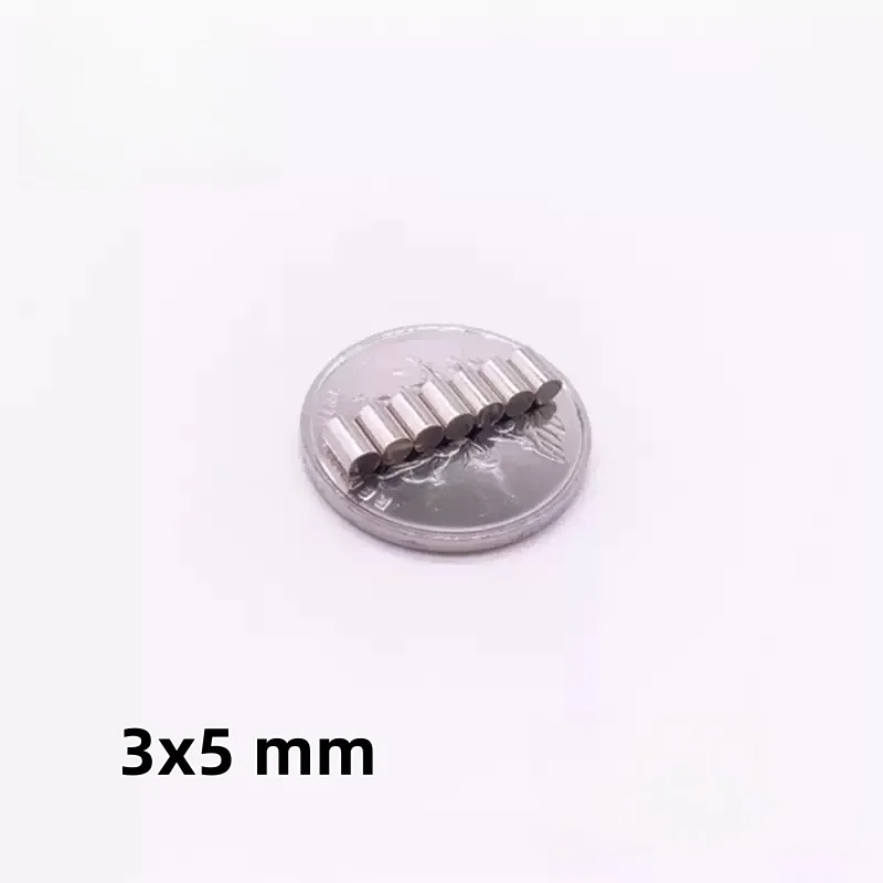 3x5 mm round magnets can be flexibly used for refrigerator attachment, office document fixing and DIY crafts 3x5 mm