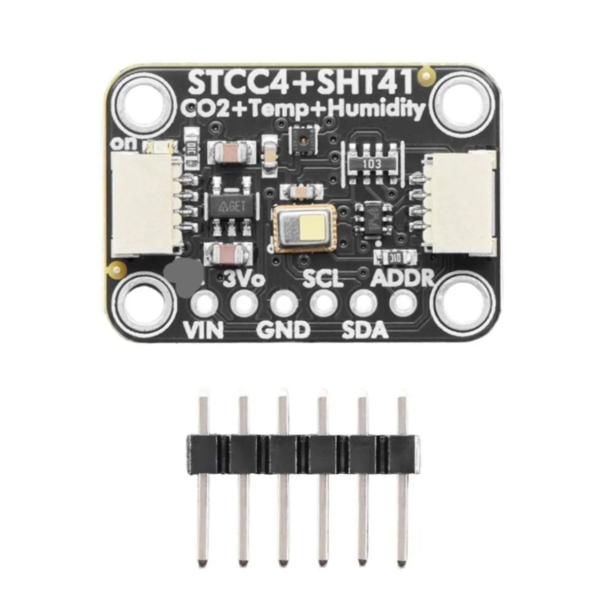 【New】STCC4 SHT41 Carbon Dioxide Temperature and Humidity Sensor QT/Qwiic for 6478
