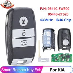 KEYECU 95440-3W600 95440-2T520 Do KIA Picanto Optima Morning Sorento Sportage 2014 2015 2016 Pilot zdalnego sterowania 433MHz ID46 Smart Fob