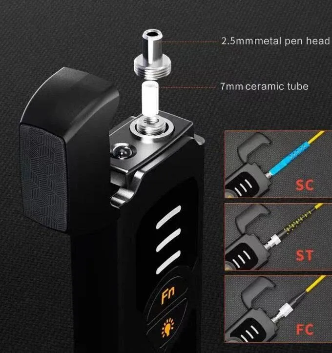 

Handheld Optical Power Meter 5-30MW Fiber Optic Tester Pen VFL Red Light Optical Fiber Optic 5-30km Visual Fault Locator