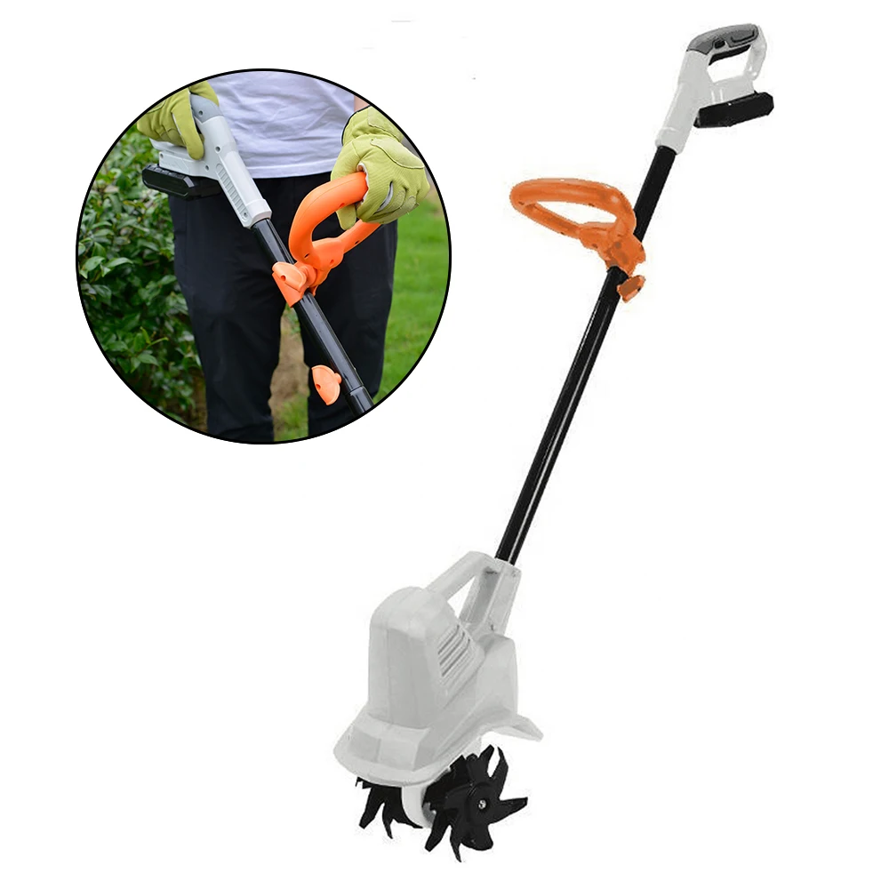 VERTAK Durable Garden Cultivators Mini Tiller Cultivator Power Tillers Cordless Soil Cultivator