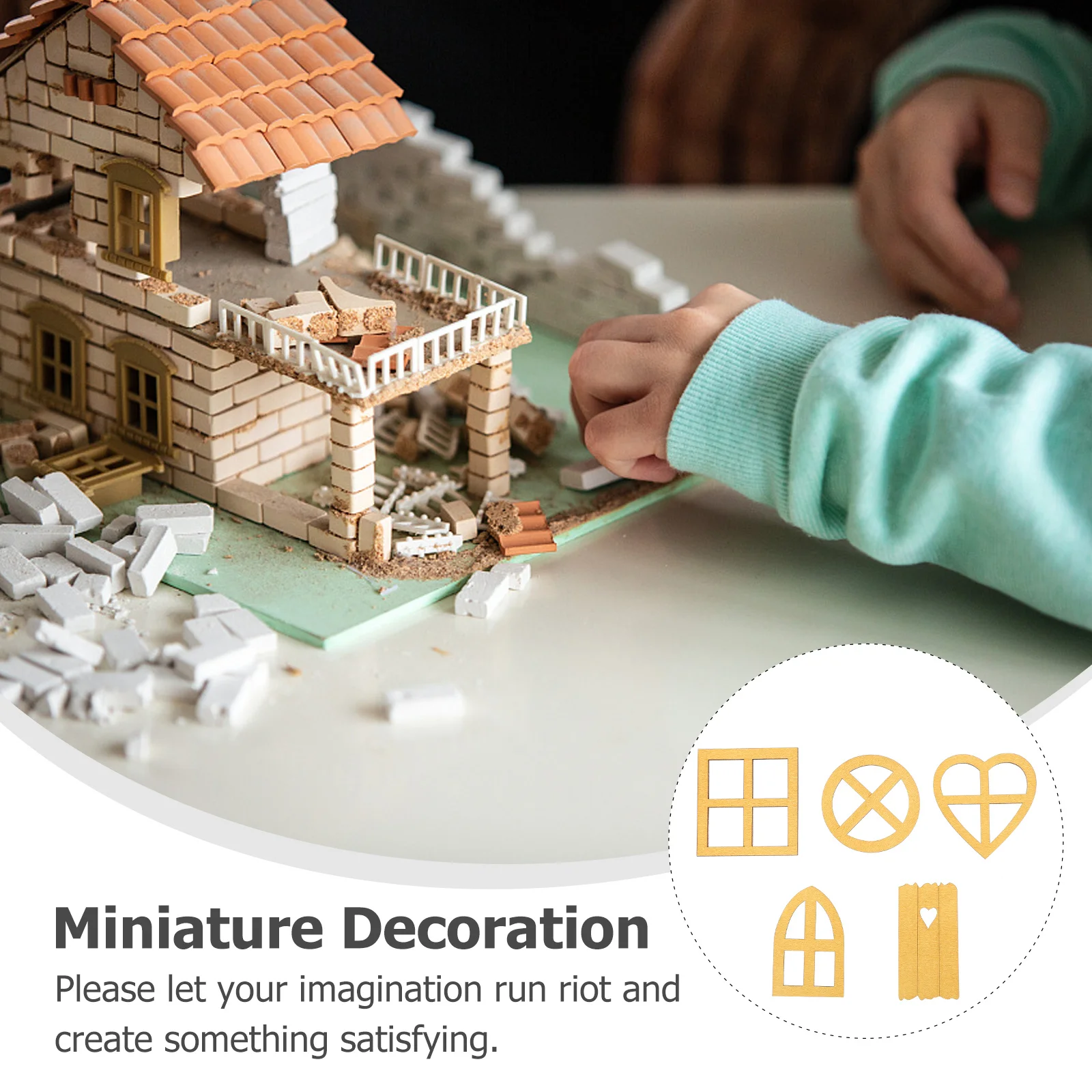 

6Pcs Delicate Miniature Fairy Courtyard Decoration Durable and Eco Friendly Mini Design for Garden Fun Mini Decor