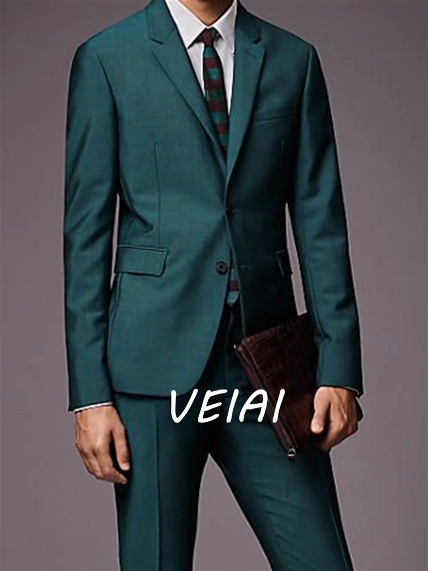 

CustomizedElegant Two Button Men's Business Suits Men's Wedding Bridegroom Prom Suits Two Pieces(Jacket+Pant+Tie) Slim Fittraje