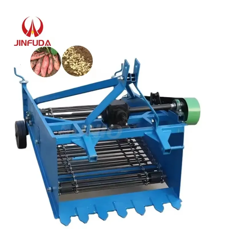 

Small agricultural sweet potato digging machine Chain potato harvester Sweet potato harvester