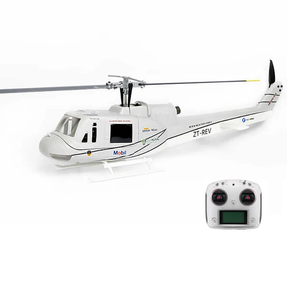 FLY WING UH-1 V4 Upgrade Version Class 470 6CH Brushless Motor GPS Fixed Point Altitude Hold Scale RC Helicopter