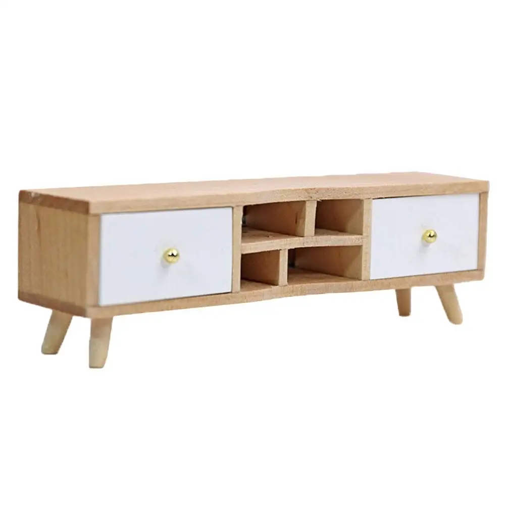 

Mini Wood Decor Miniature Kitchen Furniture for DIY House Photo Props Small Mini Wood Cabinet Miniature Cabinet Decor Size