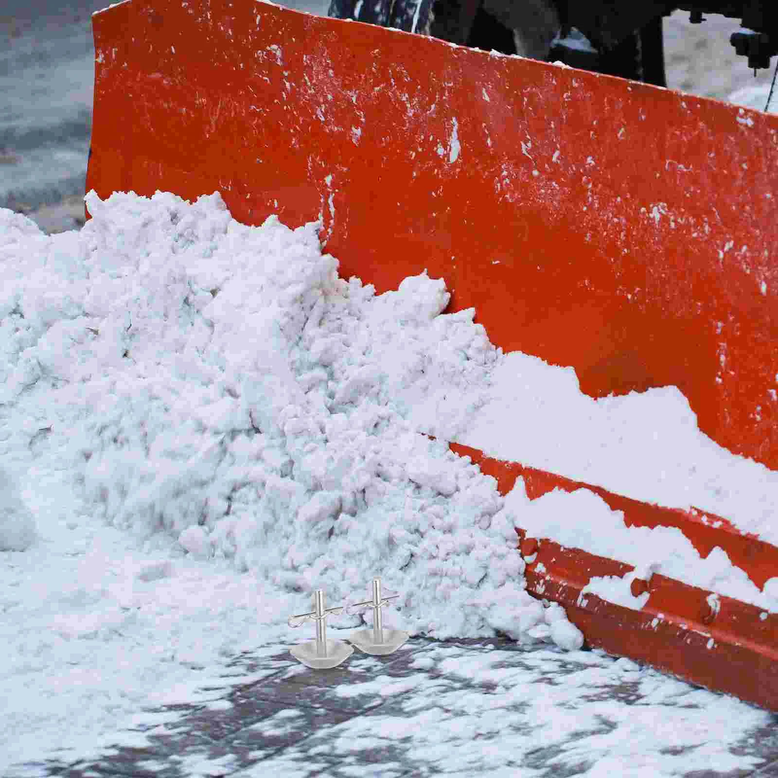 2 セット金属除雪車スキッドシューズ ATV UTV レンジャー調整可能な交換用ボトムバケット 304 効率的な雪