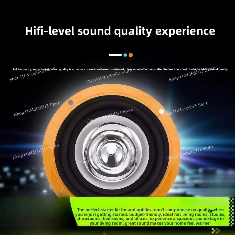 

4 inch full range speaker high fidelity speaker, strong bass clear sound, a pair