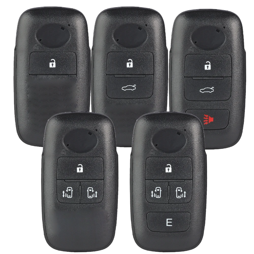 

KEYECU 2B/3B/4B/5B умный пульт дистанционного управления чехол для автомобильного ключа + необрезанное лезвие для Toyota Raize Rocky