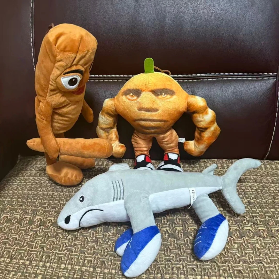 جديد دمية على شكل حيوان Tralalero Tralala القرش أفخم Tingtungung Sahur الدماغ الإيطالي روت القرش أفخم Peluches محشوة دمية لعبة الهدايا