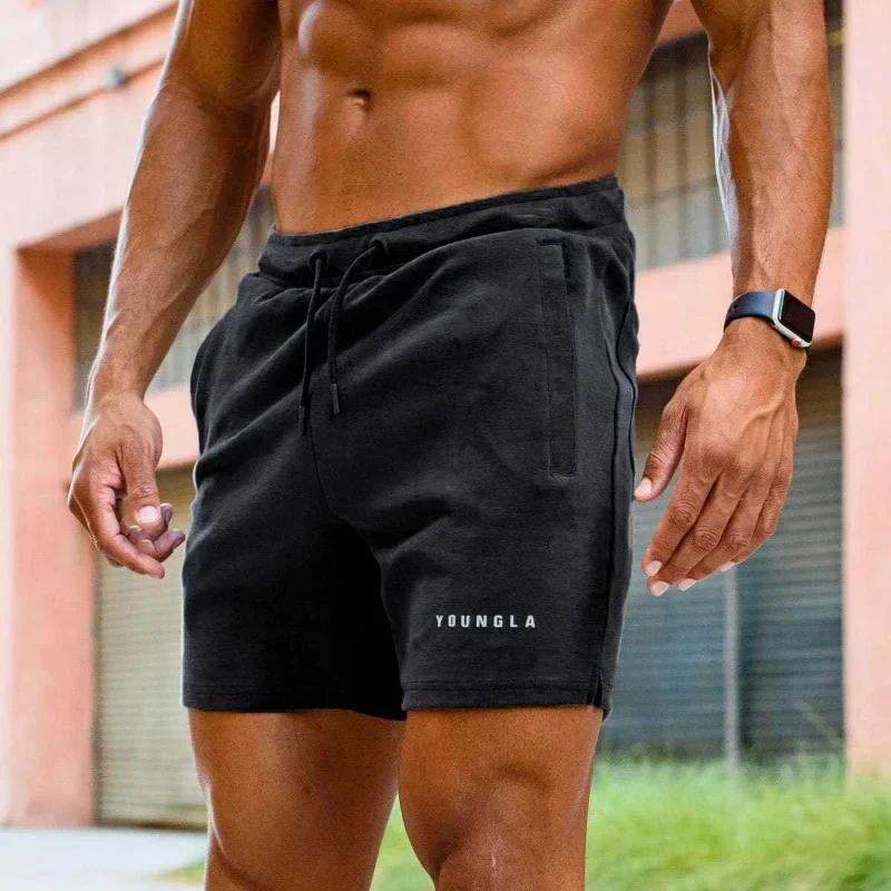 Men\'s Shorts Training Sports Joggers Running Male Short Pants Basketball Pink Gym Stylish Elastic Designer with Ice Fashion Xxl