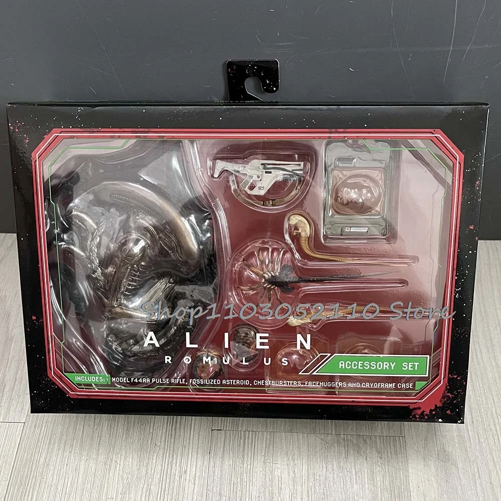 NECA الغريبة رومولوس ملحق عمل الشكل الغريبة رومولوس عدة الرعب أنيمي نموذج لجسم الديكور هدية الكريسماس