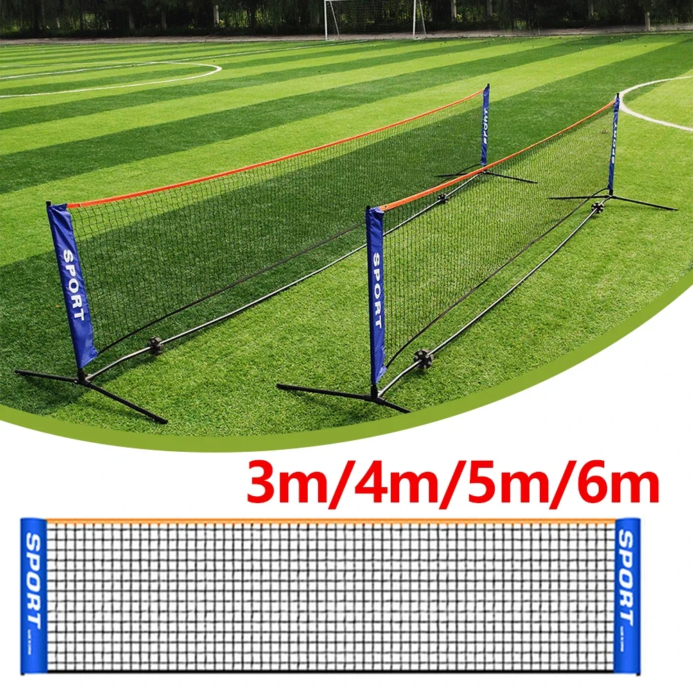 Rete da Badminton professionale Indoor Outdoor Standard sport pallavolo Tennis Training rete quadrata rete da allenamento sportiva portatile