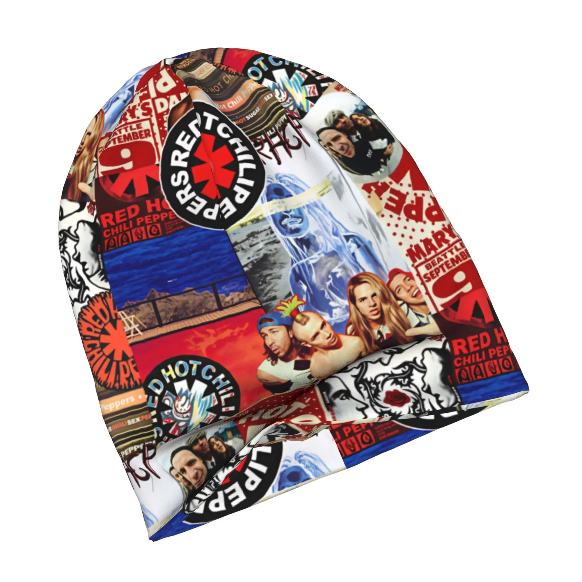 R-Red H-Hot C-Chili P-Peppers Skullies Beanies Caps Streetwear Winter Warm Knit Hats Unisex Adult Rock Band Bonnet Hats