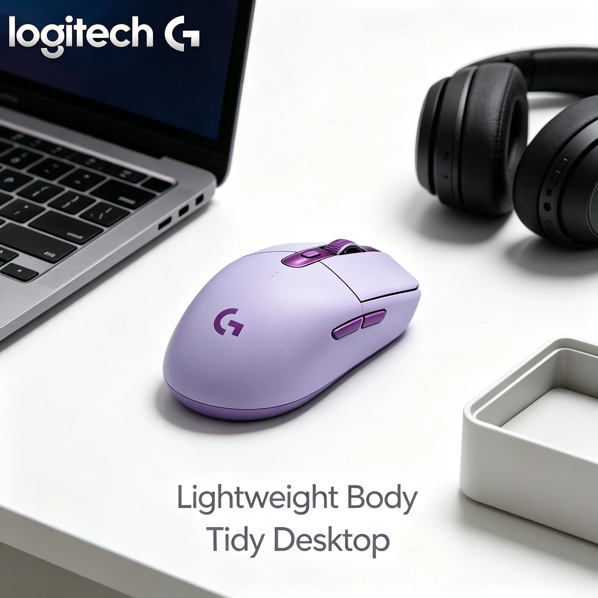 Logitech G305 Wireless Gaming Mouse Ultra Low Latency 6 Programmable Buttons Long Lasting Battery For PC Gamers