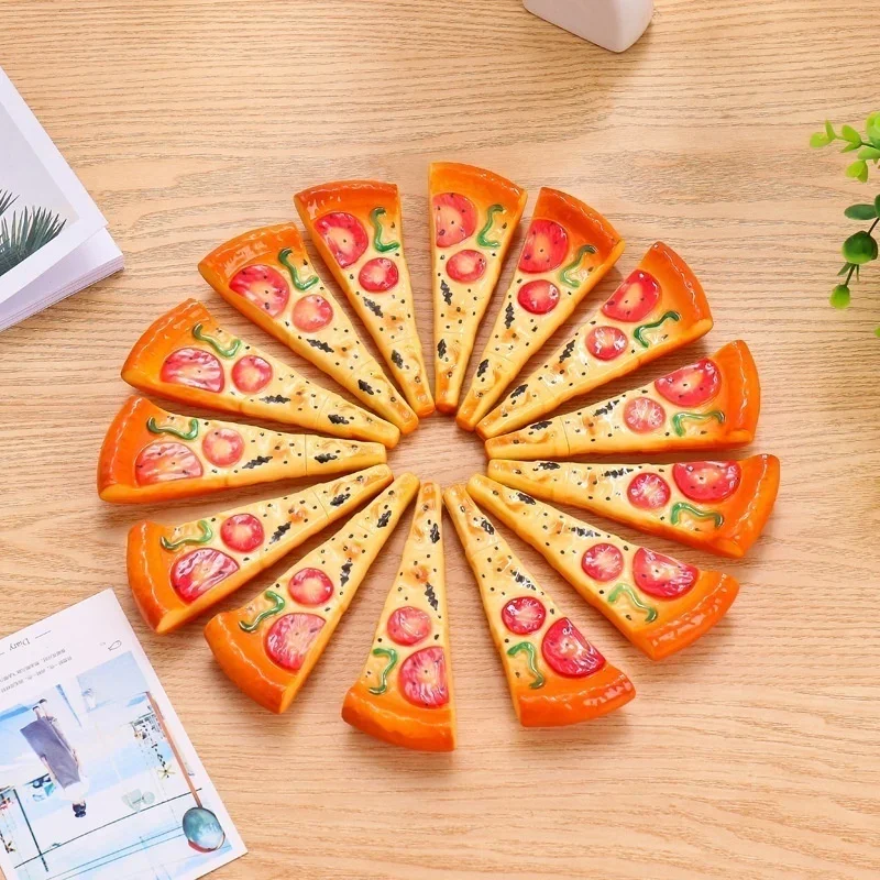 2PCS-Student Pizza Ballpoint Pen Imitation Bread   Stationery