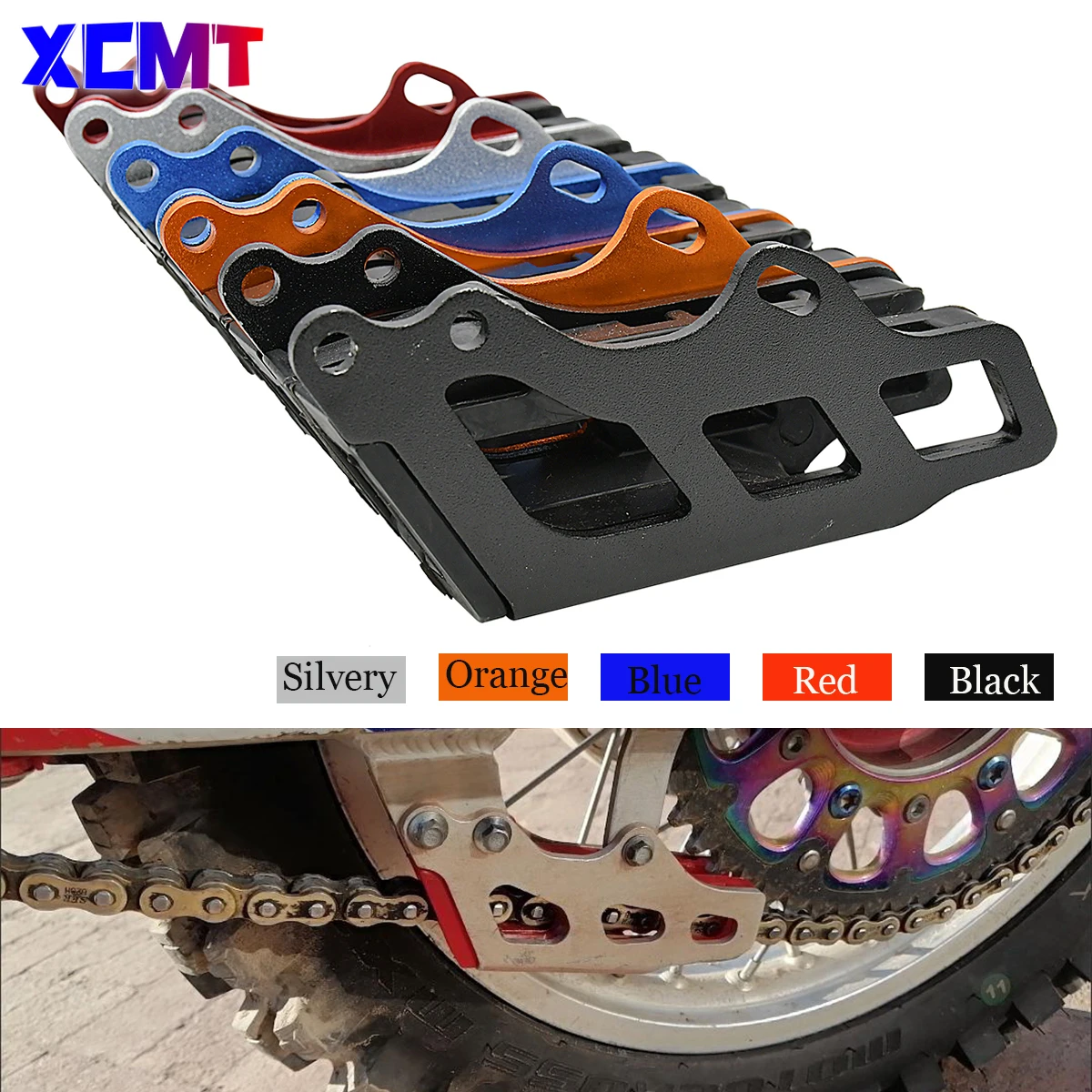 

Motorcycle CNC Chain Guide Guard Universal Parts For Honda CRF 125R 250R 450R 250X 450X 250RX 450RX BOSUR BSE M KAYO T4 T6