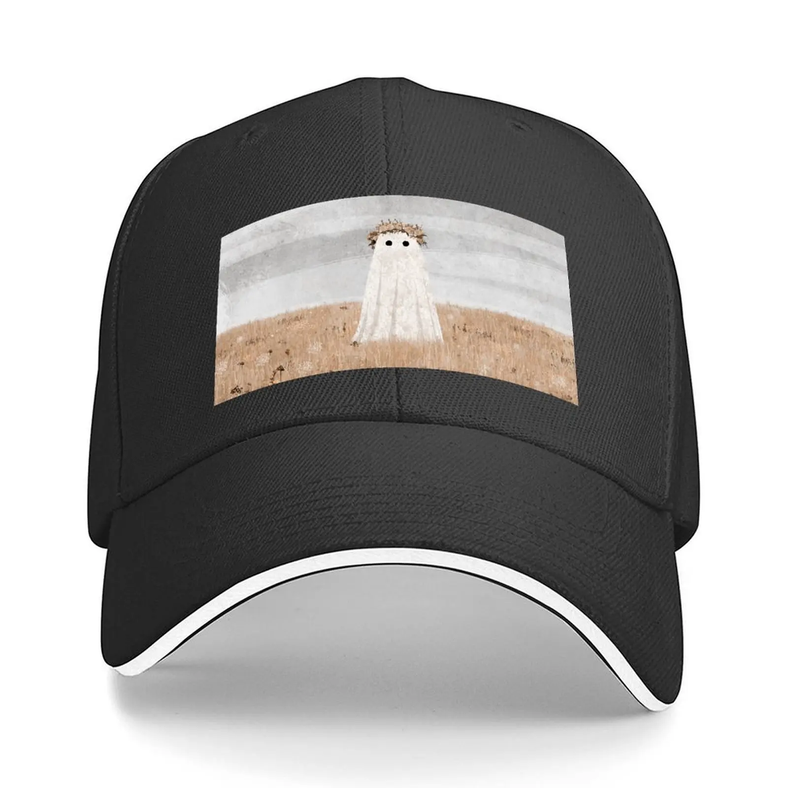 

There's a Ghost in the Meadow Baseball Cap Winter hat summer hat Visor Golf Hat Women's Golf Wear Men's