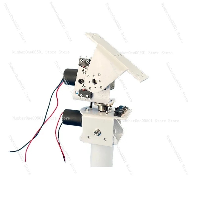 DC dual-axis pan-tilt Solar tracking Monitoring Robot heavy load and high torque all-metal X axis Y axis