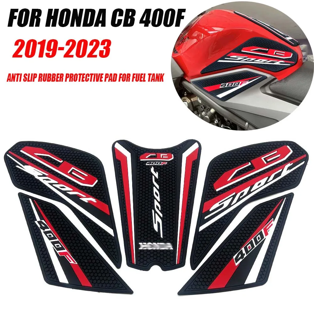 FOR Honda CB400F CB 400 F 2019-2023 new motorcycle fuel tank anti slip sticker 3D rubber decorative protective pad