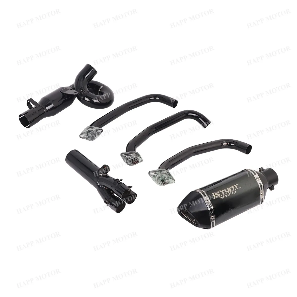 ل CFMOTO 675SR 675SRR 675SS 675NK جميع السنوات نظام الهروب من عادم الدراجة النارية سهل الارتداء عادم 675SR مع قاتل DB قابل للإزالة #5