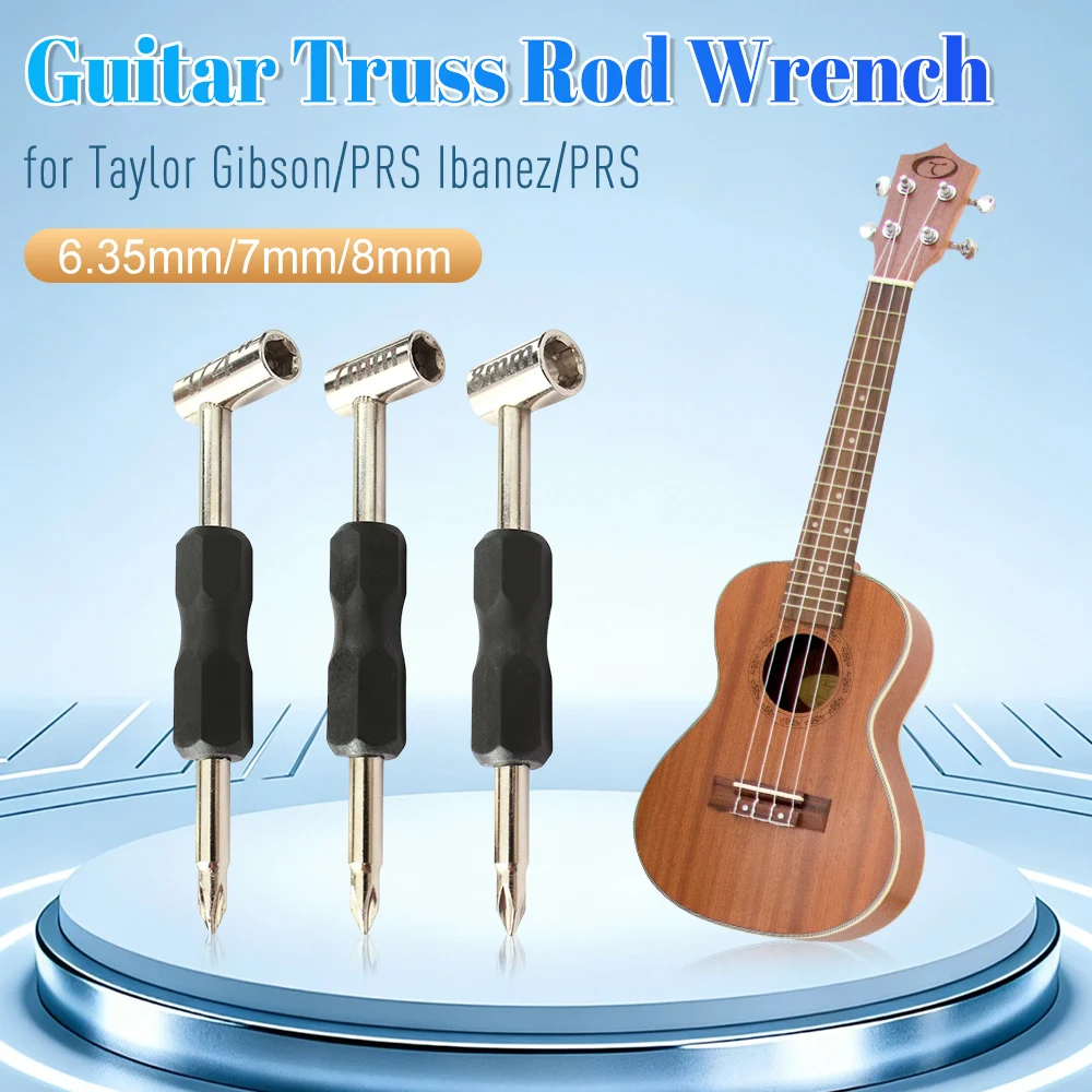 Guitar Truss Rod Wrench for Taylor Gibson/PRS Ibanez/PRS Magnetized Screwdriver Guitar Neck Adjustment Tool for Neck Adjustment