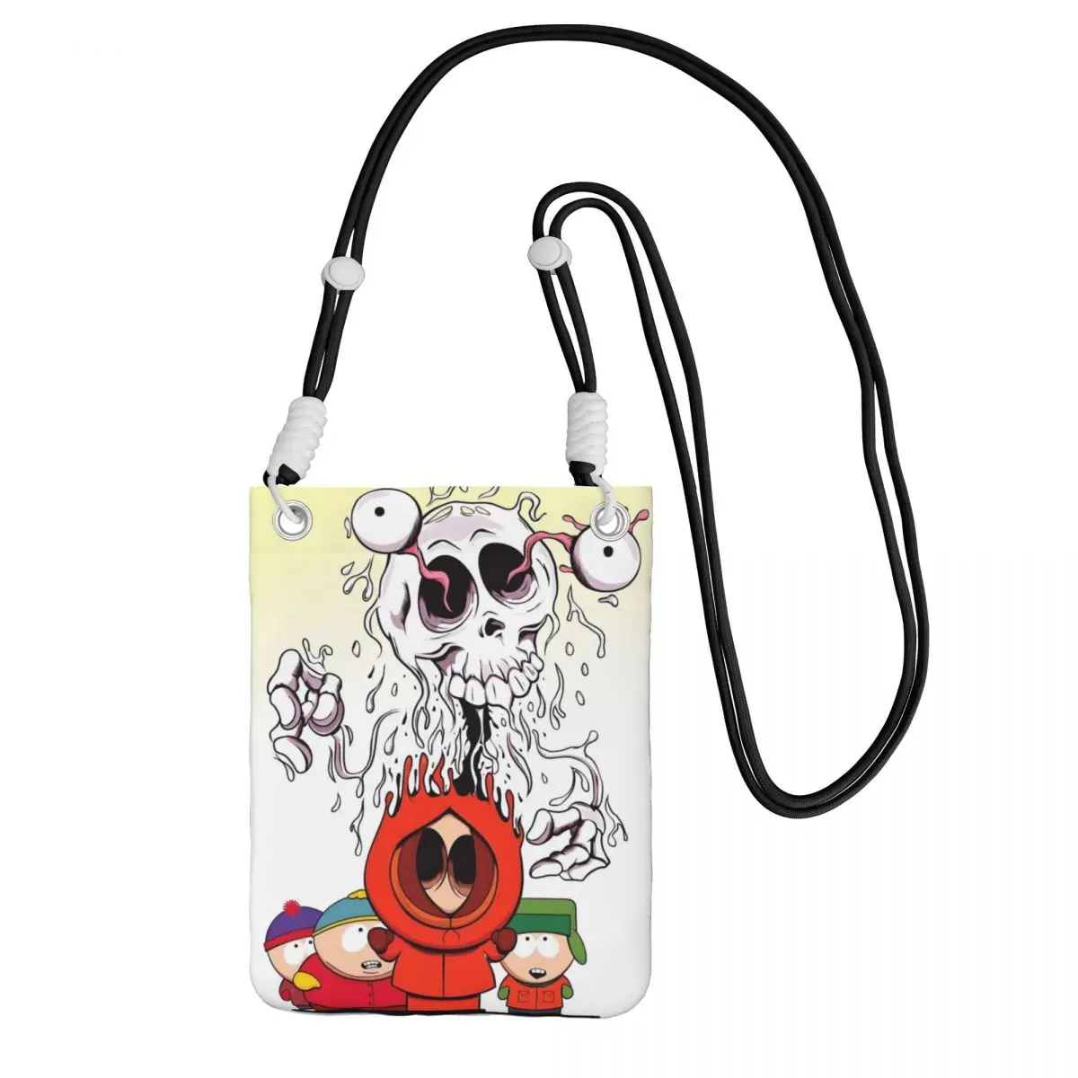 

Custom S-South Park Smart Phone Wallet With Strap Cartoon Anime Crossbody Bag Men Women Cycling Camping Mobile Phone Bag