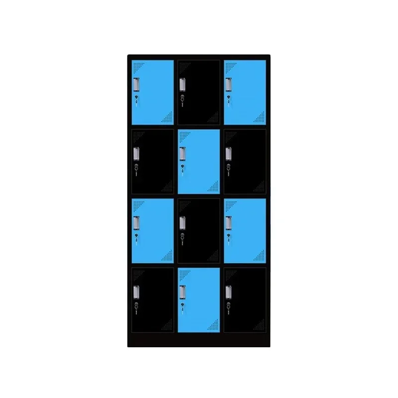 12 Door Multiple-Colors Steel Wardrobe Locker Changing Room Metal Storage Cabinets Almirah For School Workshop Furniture