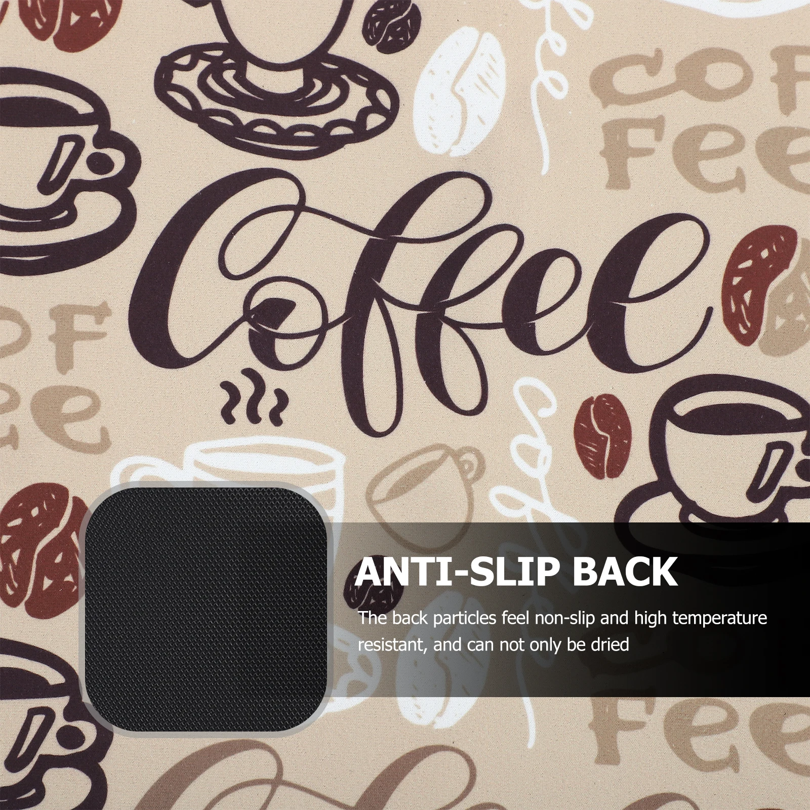 Maker Nonslip Countertop Protection Mat Absorbent Dish Drying Pad For Kitchen Coffee Bar Heat Resistant Anti Vibration Mat