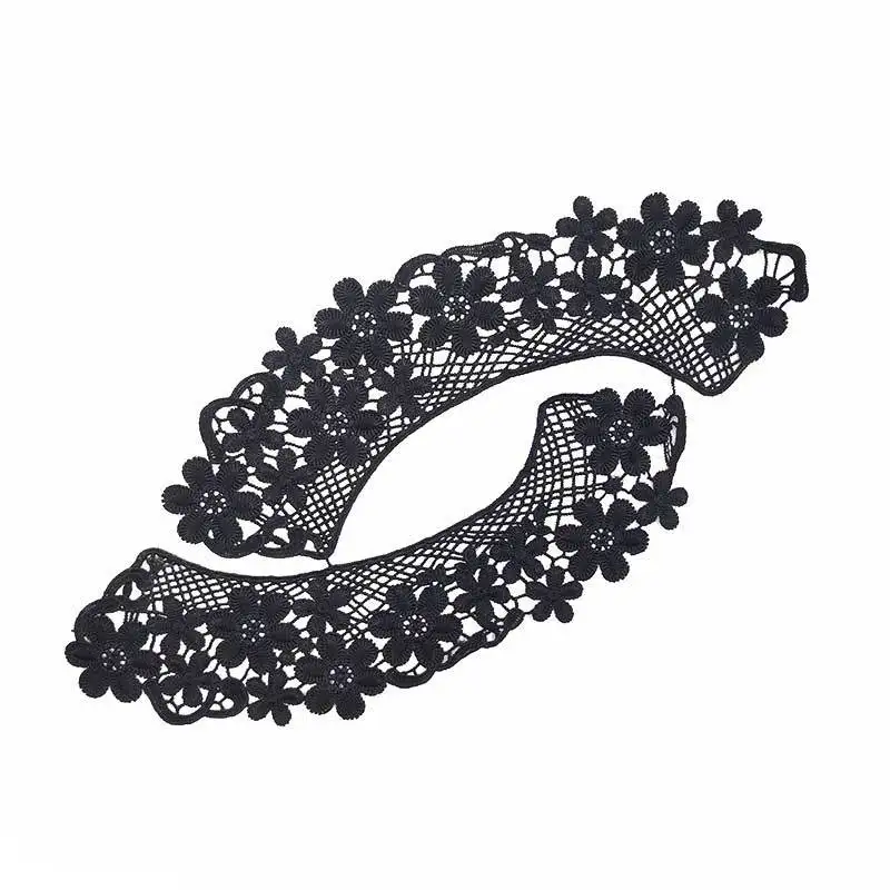 Sweet Hollow Flower Fake Collar, Breathable Neck Scarf Collarband, Decorative False Collar For Dress Sewing Craft Accessories