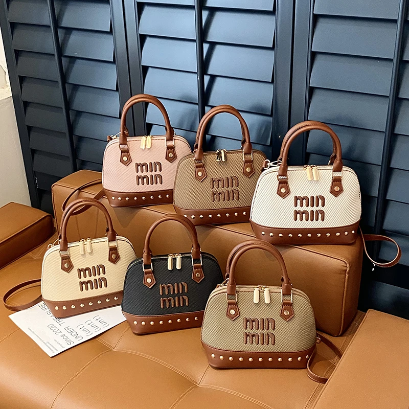 

Niche Casual Crossbody Bag - French New Style Trendy High-End Exquisite Versatile European American Sweet Retro Women's Bag