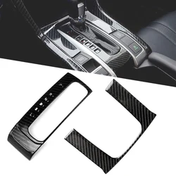 Car Sticker Gear Shift Panel Decor Trim Cover For Honda Civic 10th X 2016 2017 2018 2019 Black Carbon Fiber ABS Plastic LHD