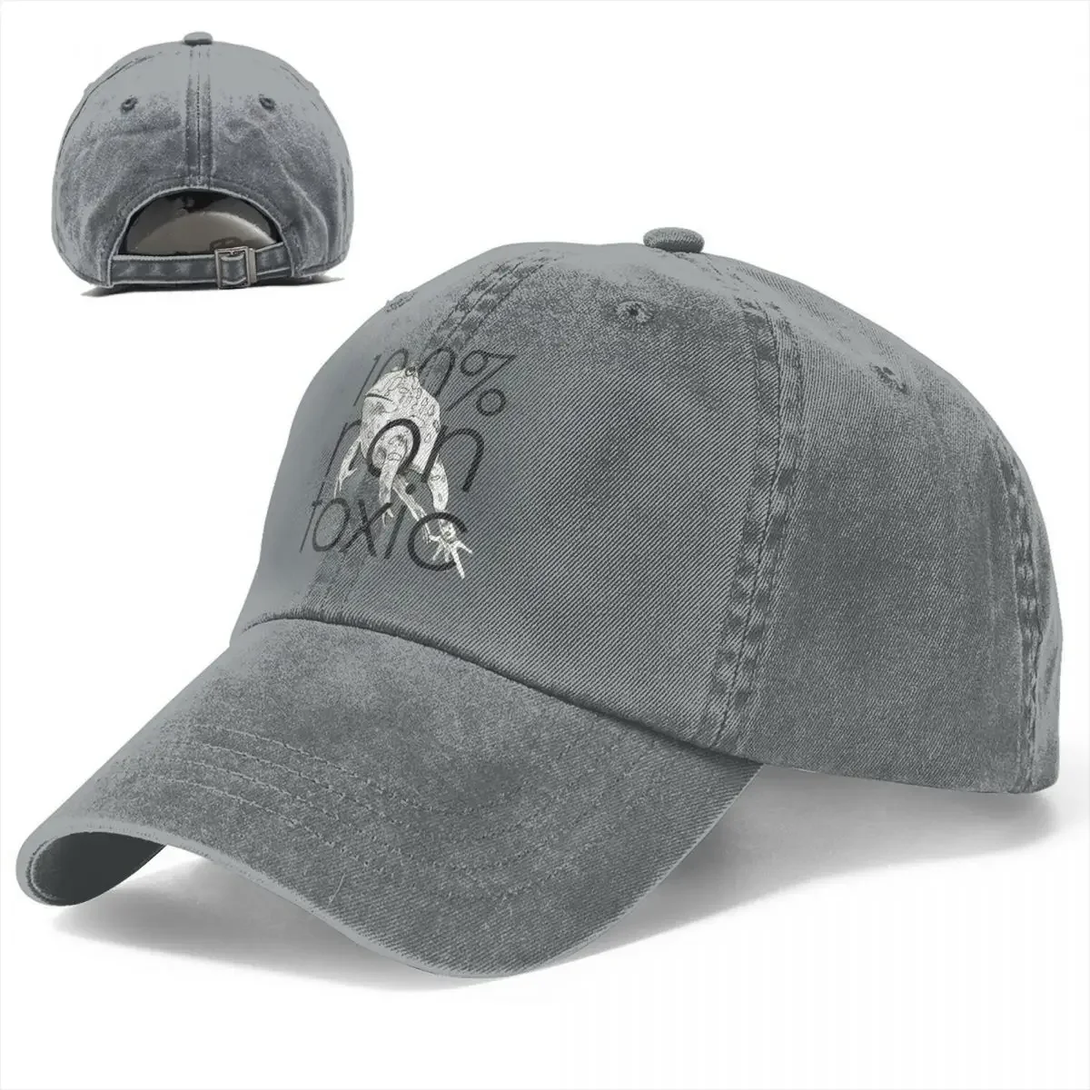 Horned Pacman Frog Baseball Caps Accessories Casual Distressed Washed Pac-man Frogs Headwear for Men Women