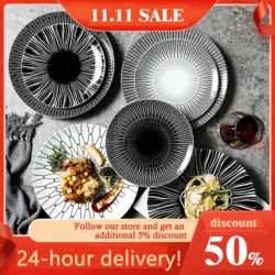 3size Dinner Set 6color Plate Sets Dishes for Serving Plates for Food Lefard New Year Plates Tableware Designer Kitchen Dining