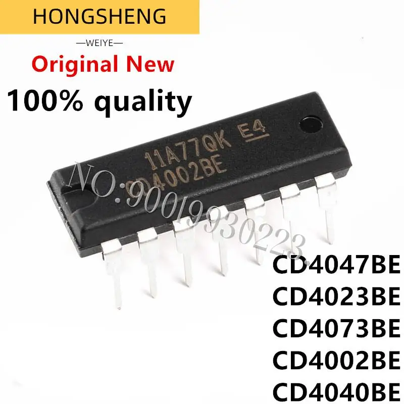 100% 새로운 10 개/몫 CD4047BE DIP14 CD4047 4047BE CD4023BE CD4023 CD4073BE CD4073 CD4002BE CD4002 CD4040BE CD4040 DIP-16 IC