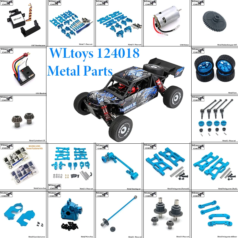 

M2 M2.5 M3 Screw Fastener Kit Cross Sleeve Hex Wrench Swing Arm Pin Screws WLtoys 144001 124016 124017 124018 124019 1/14 1/12