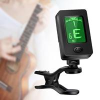 Guitar Tuner Clip Accuracy Pitch Calibration Digital Electronic Tuner Professional Guitar Capo Box for Violin Mandolin Ukulele