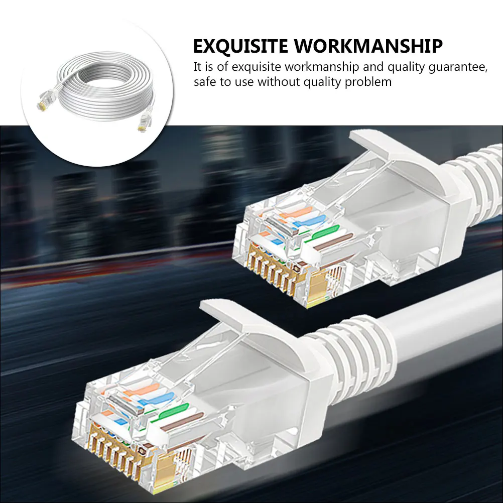 Network Cable Modem Ethernet Computer Router Cat5e Supplies Finished Product