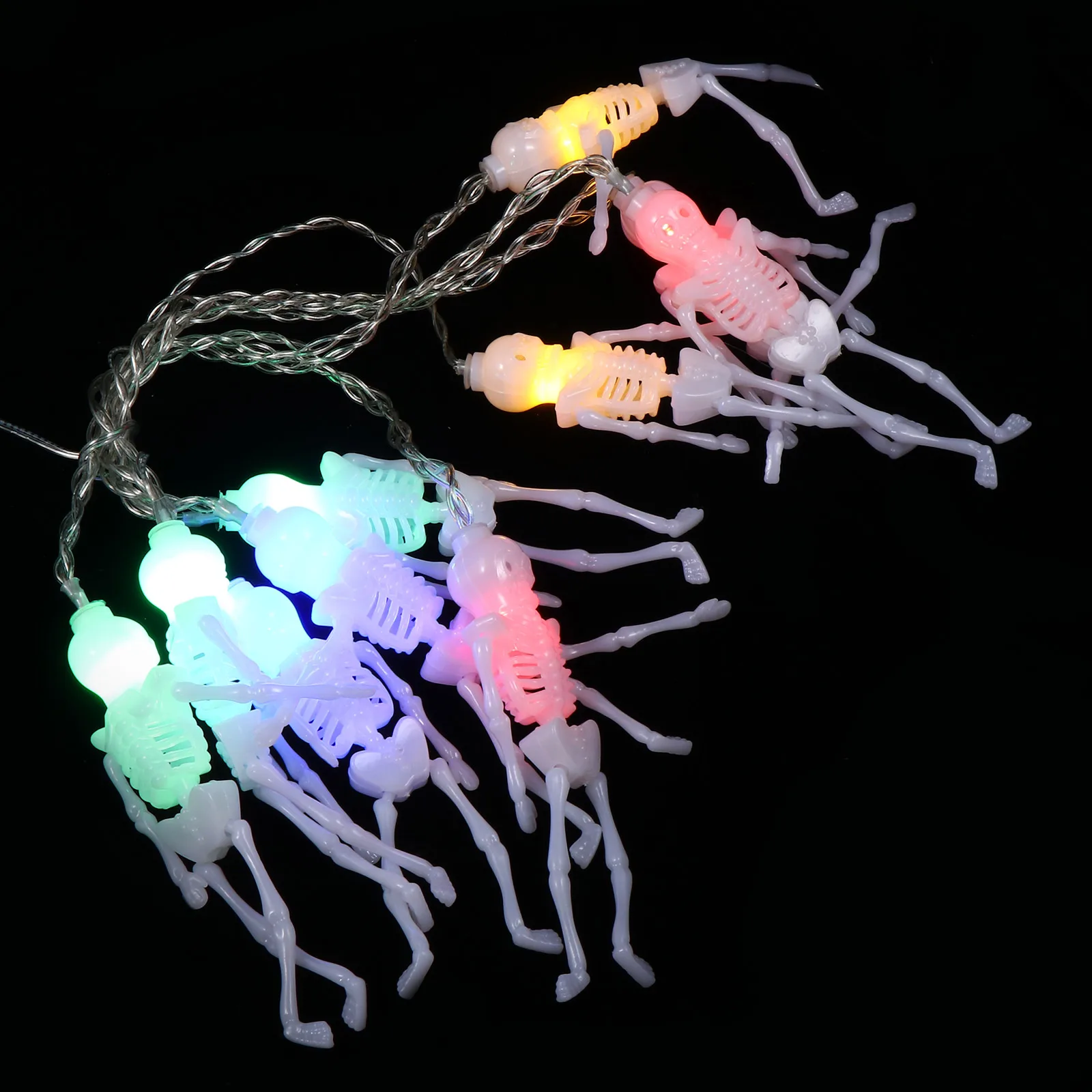 Skull St Lights Halloween Decorations Unique Indoor White Lamp String String Lamp Energy Saving High