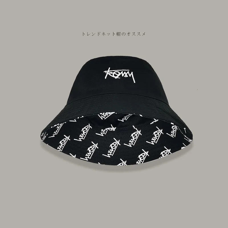 Chapeau de printemps réversible pour hommes et femmes, chapeau anderdécontracté, casquettes Bob Hip Hop, grande taille de tête, chapeau de poisson