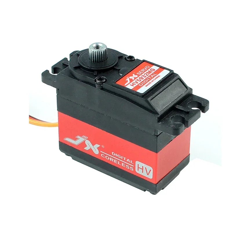 JX-Servo PDI-HV5932MG Digital de alto voltaje para coche, piezas de Robot de barco y control remoto, 32KG, 8,4 V, gran par, 120, 180, 360 grados